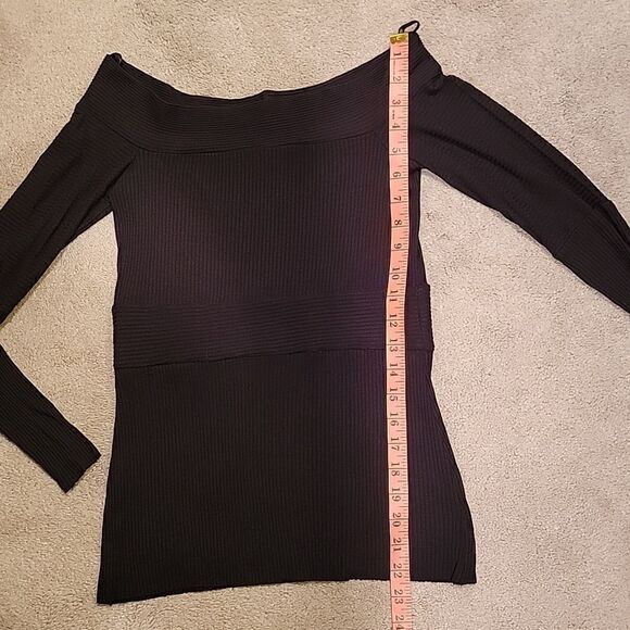 Bailey 44 ribbed off shoulder long sleeve top - Picture 4 of 6